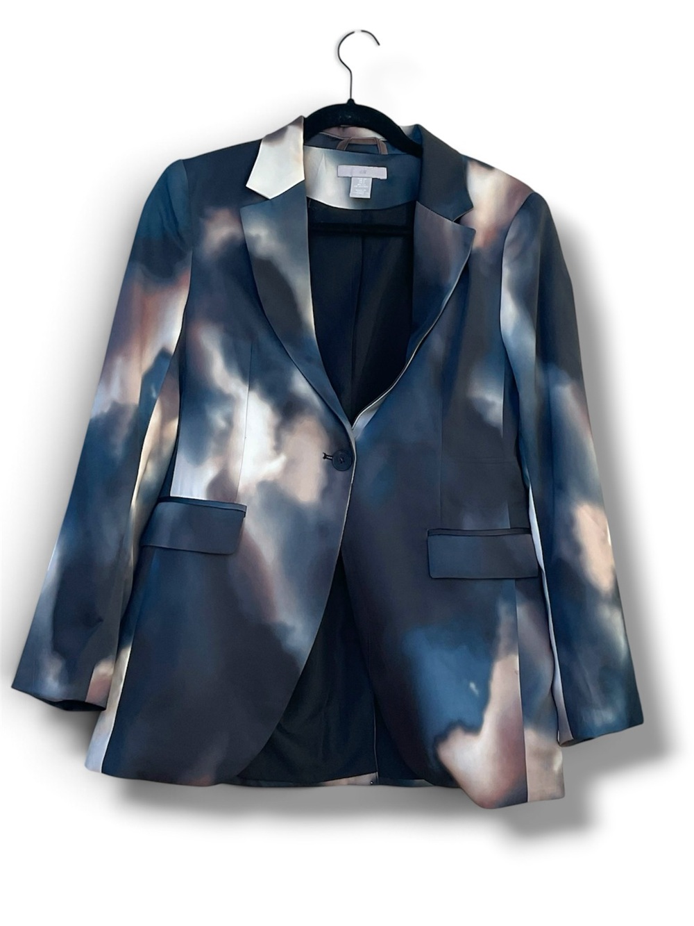H & M Formal Marble  Single-Button Blazer